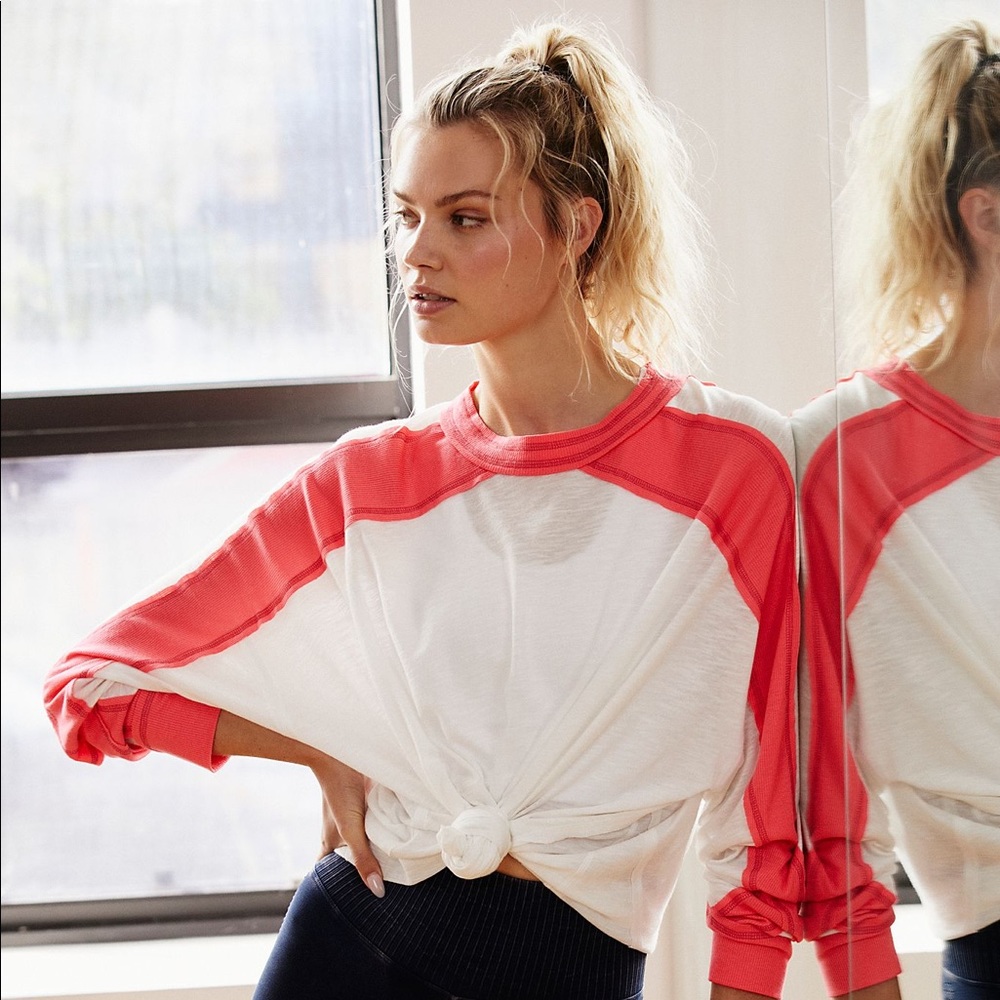 NWT Free People All About It Long Sleeve Top - M